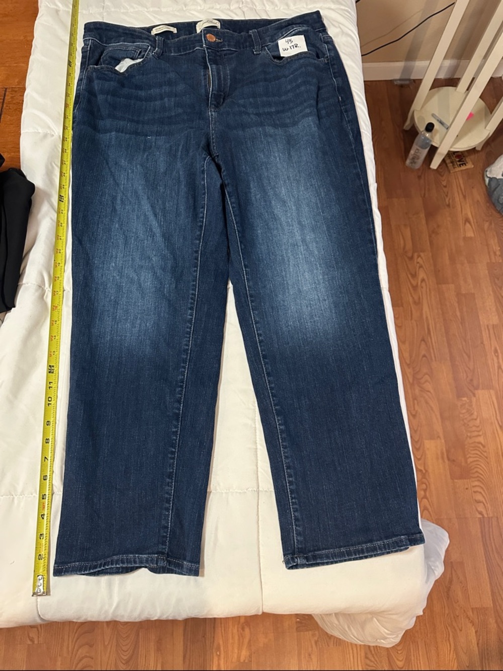 Classic Women's Straight-Leg Jeans in Dark Indigo # 45